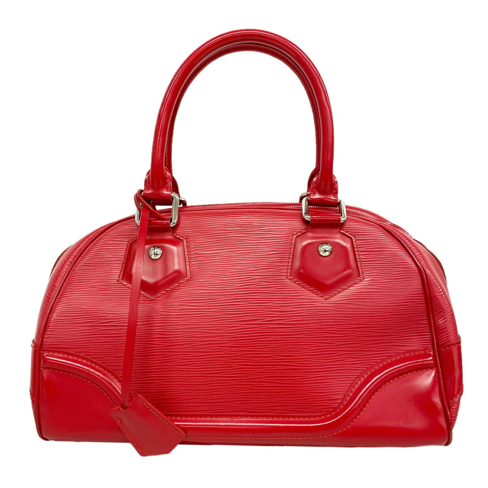 Louis Vuitton Epi Bowling Montaigne PM Handbag M5932E Rouge Ladies OP015659